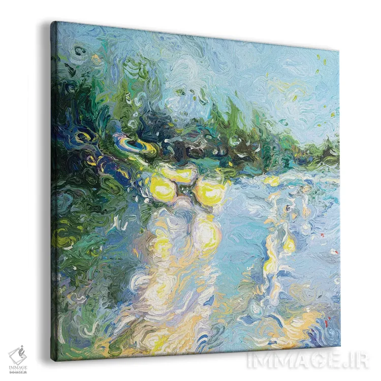 تابلو پانل اول دو لت خیابانهای گریسای (نقاشی سیاهسفید) اثر آیریس اسکات - نمای پرسپکتیو محصول