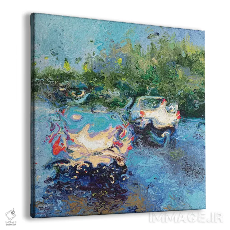 تابلو پانل دوم دو لت خیابانهای گریسای (نقاشی سیاهسفید) اثر آیریس اسکات - نمای پرسپکتیو محصول