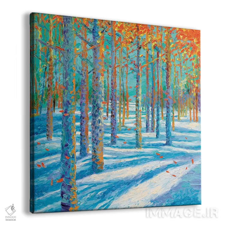 تابلو پاییز یخبسته اثر آیریس اسکات - نمای پرسپکتیو محصول