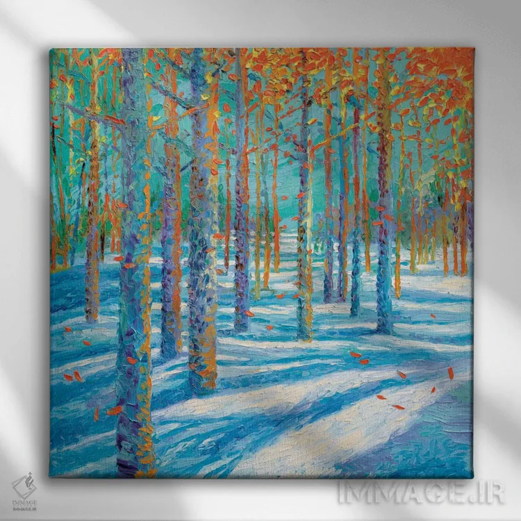 تابلو پاییز یخبسته اثر آیریس اسکات - نمای روبهرو روی دیوار