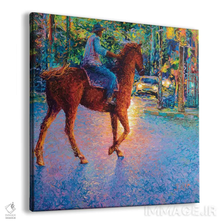 تابلو کابوی تایلندی من اثر آیریس اسکات - نمای پرسپکتیو محصول