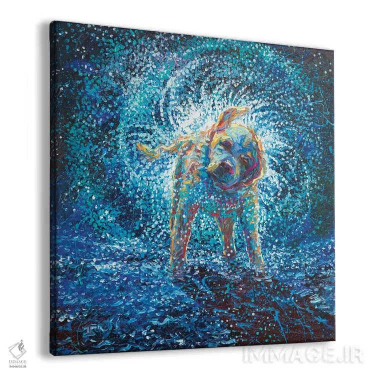 تابلو دوباره اجرا کن سم (ارجاع به فیلم) اثر آیریس اسکات - نمای پرسپکتیو محصول