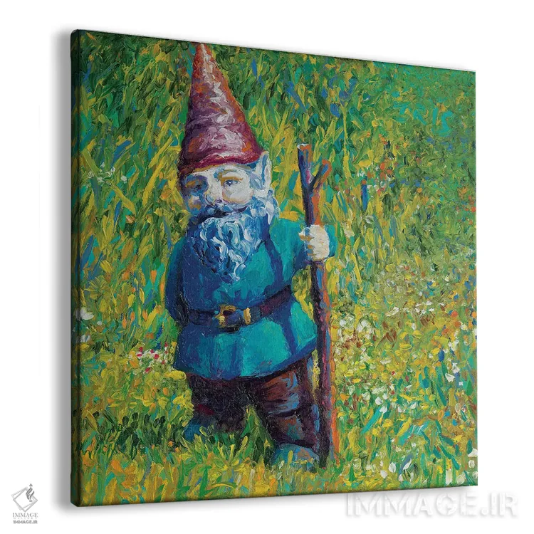 تابلو کوتولهٔ باغچه اثر آیریس اسکات - نمای پرسپکتیو محصول