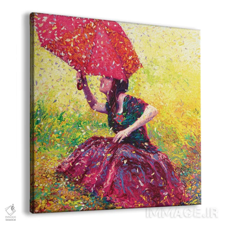 تابلو باران شکوفه سیب اثر آیریس اسکات - نمای پرسپکتیو محصول