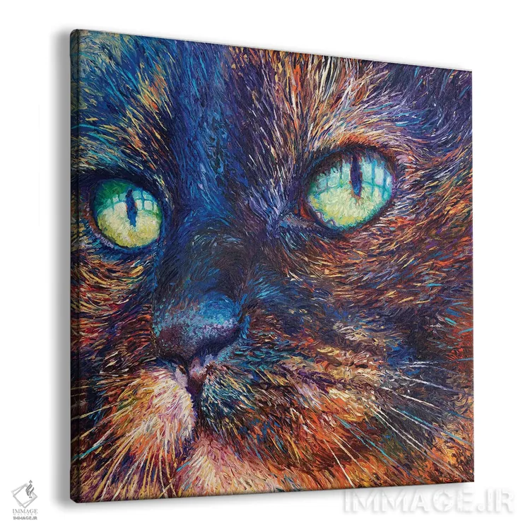 تابلو روباهنما اثر آیریس اسکات - نمای پرسپکتیو محصول