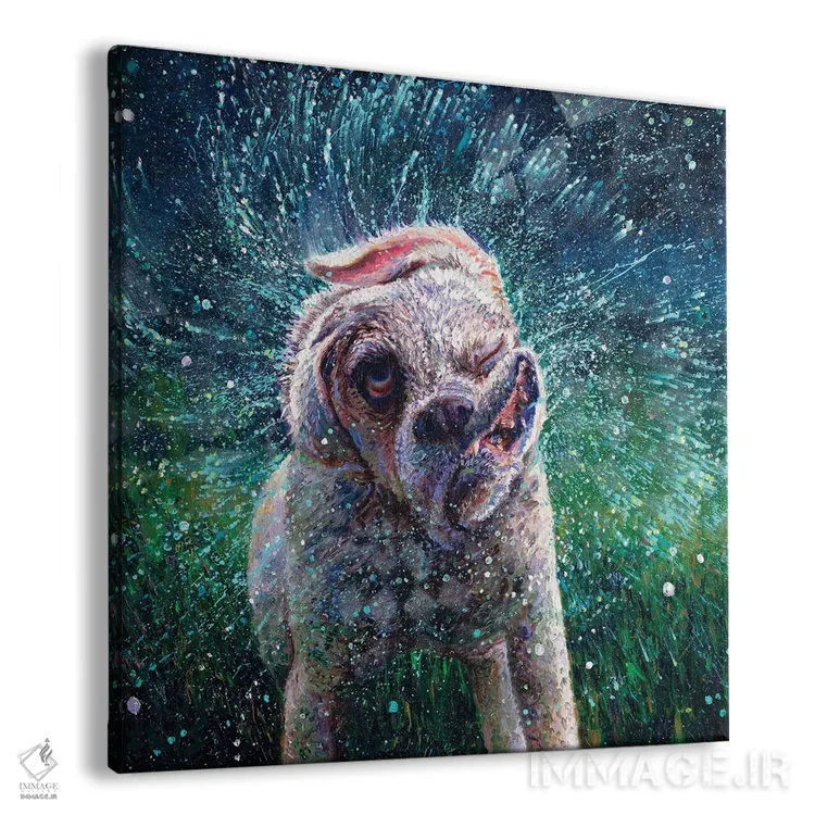 تابلو تأثیر ماندالا اثر آیریس اسکات - نمای پرسپکتیو محصول