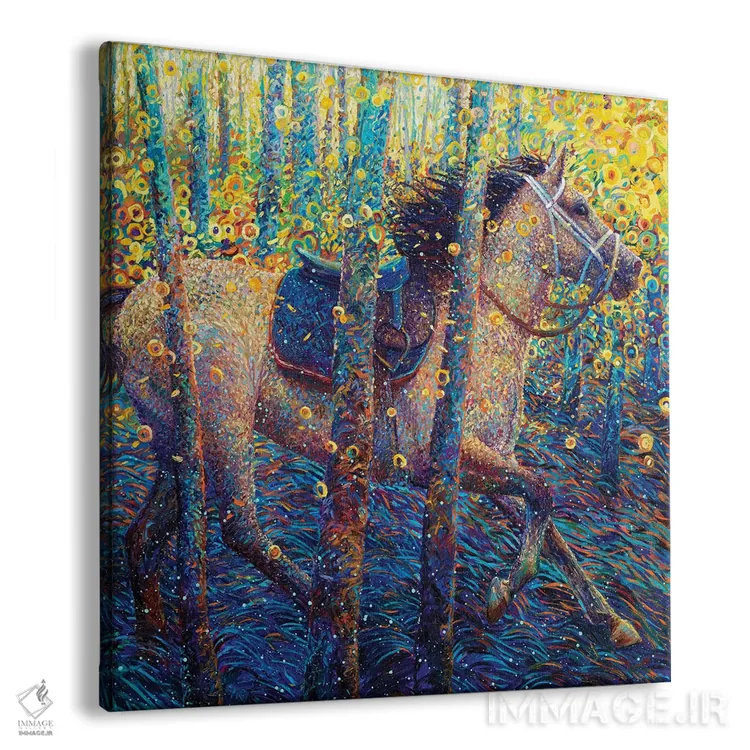 تابلو نَپالم در صبح (ارجاع به فیلم) اثر آیریس اسکات - نمای پرسپکتیو محصول