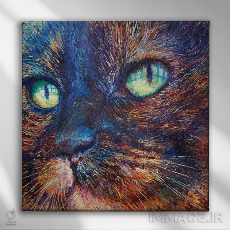 تابلو روباهنما اثر آیریس اسکات - نمای روبهرو روی دیوار