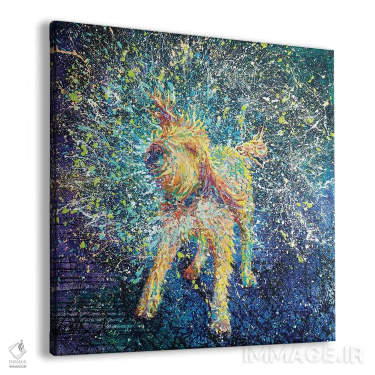 تابلو ترویدال (شکل دوناتمانند) اثر آیریس اسکات - نمای پرسپکتیو محصول