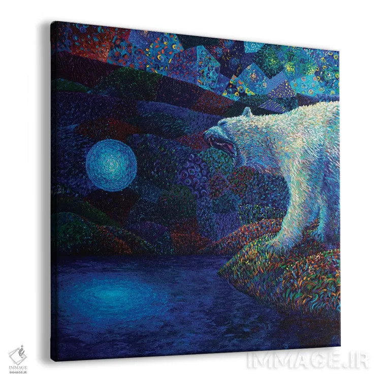 تابلو برای ذوب پرده اثر آیریس اسکات - نمای پرسپکتیو محصول