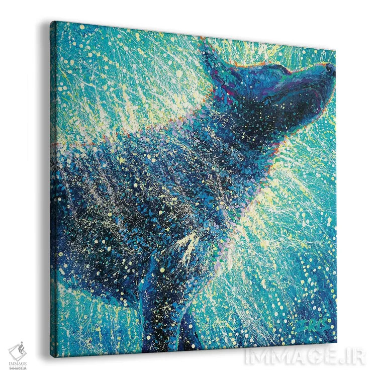 تابلو نه فقط بلوزها (اشاره به موسیقی) اثر آیریس اسکات - نمای پرسپکتیو محصول