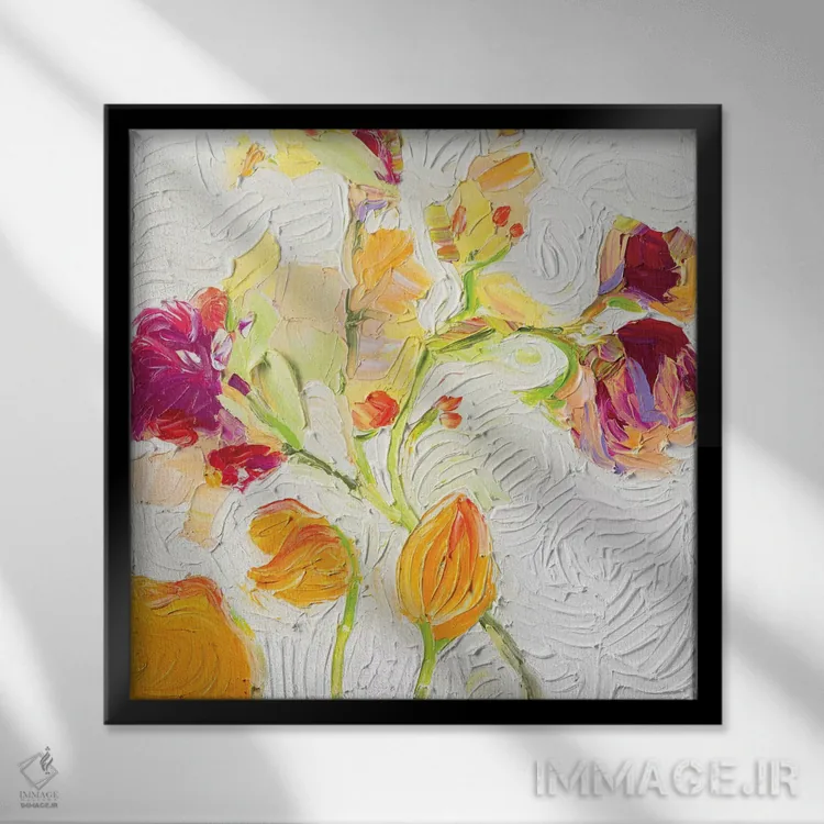 تابلو شیرینی کشی آب شور اثر آیریس اسکات - نمای قابدار مشکی