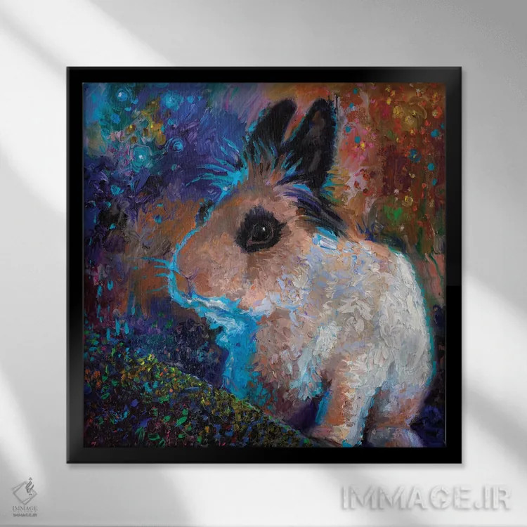 تابلو بتمن اثر آیریس اسکات - نمای قابدار مشکی