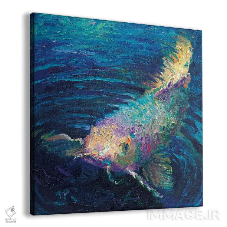 تابلو در یک برکه کوچک اثر آیریس اسکات - نمای پرسپکتیو محصول