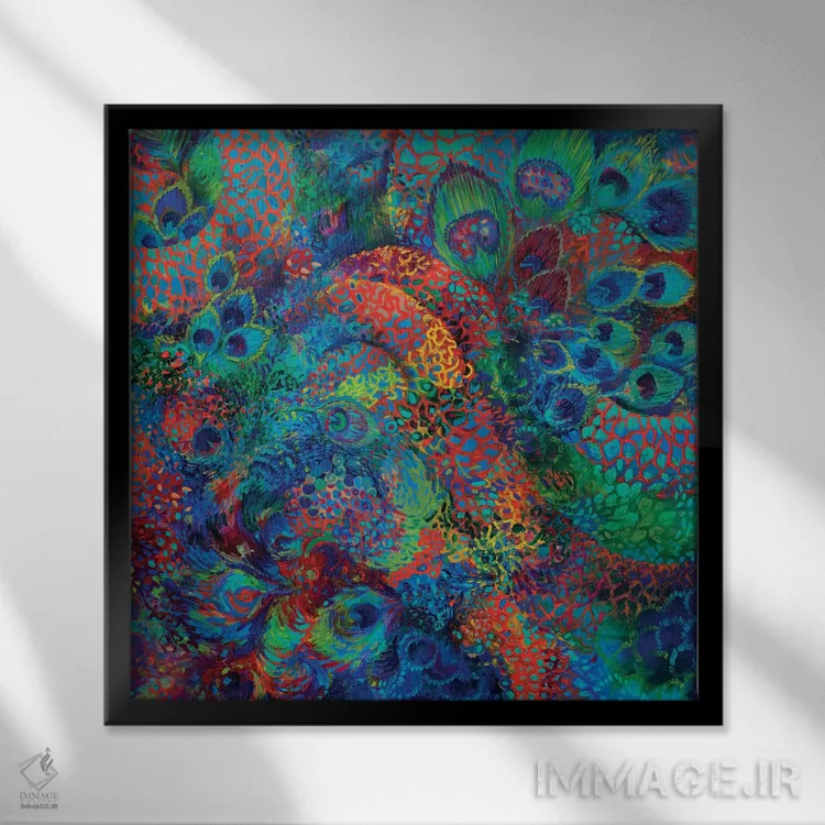 تابلو تاک روح اثر آیریس اسکات - نمای قابدار مشکی