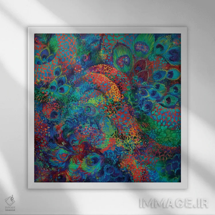 تابلو تاک روح اثر آیریس اسکات - نمای قابدار سفید