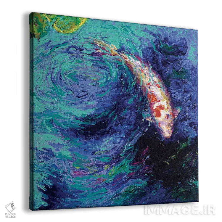 تابلو جاکاراندا (نوعی درخت گلدار) اثر آیریس اسکات - نمای پرسپکتیو محصول