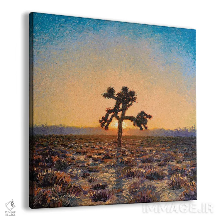 تابلو درخت یوشوا (گونه گیاهی بومی آمریکا) اثر آیریس اسکات - نمای پرسپکتیو محصول