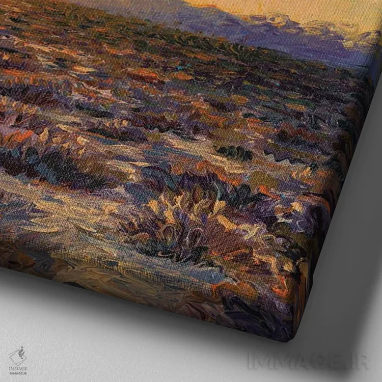 تابلو درخت یوشوا (گونه گیاهی بومی آمریکا) اثر آیریس اسکات - نمای نزدیک بافت بوم