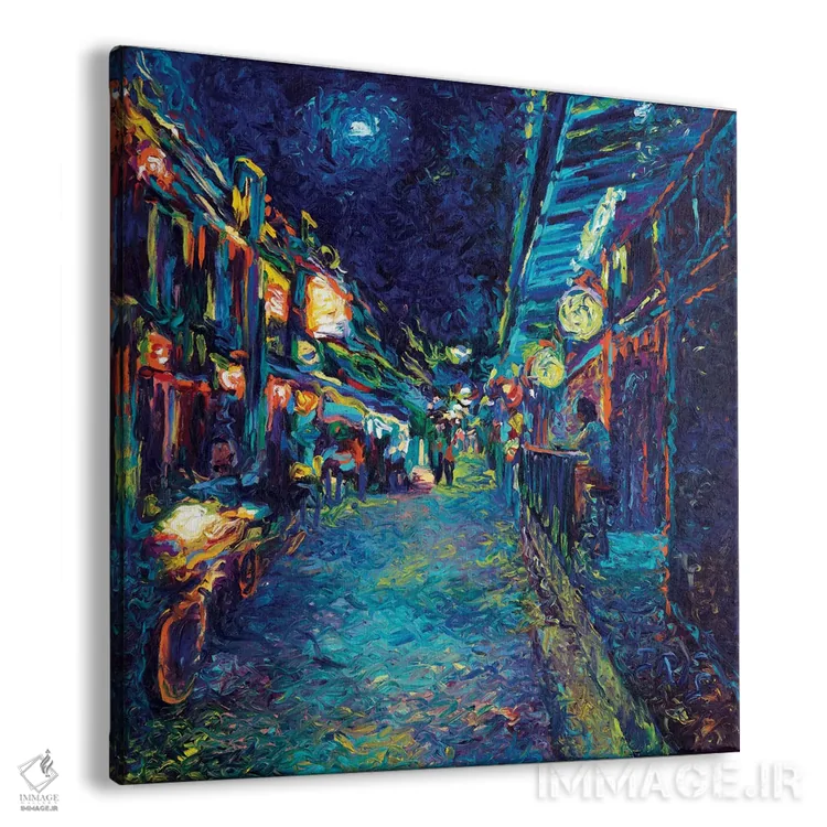 تابلو تمساح تای(لان) من اثر آیریس اسکات - نمای پرسپکتیو محصول