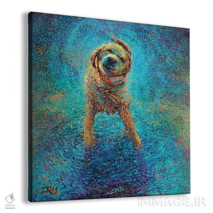 تابلو رهایی از غم و اندوه اثر آیریس اسکات - نمای پرسپکتیو محصول
