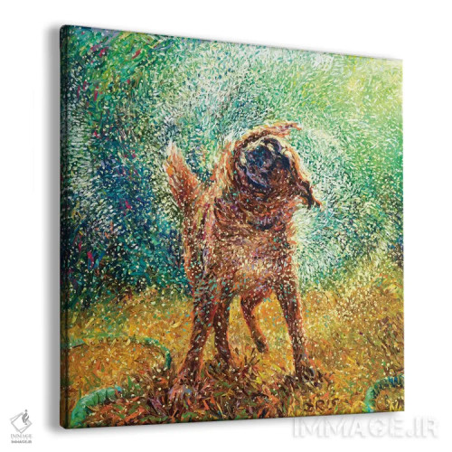 تابلو زویی اثر آیریس اسکات - نمای پرسپکتیو محصول