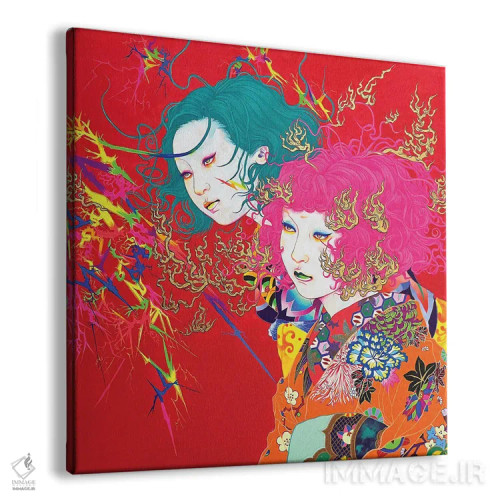 تابلو شعله و برق اثر ایتو چیئکو - نمای پرسپکتیو محصول