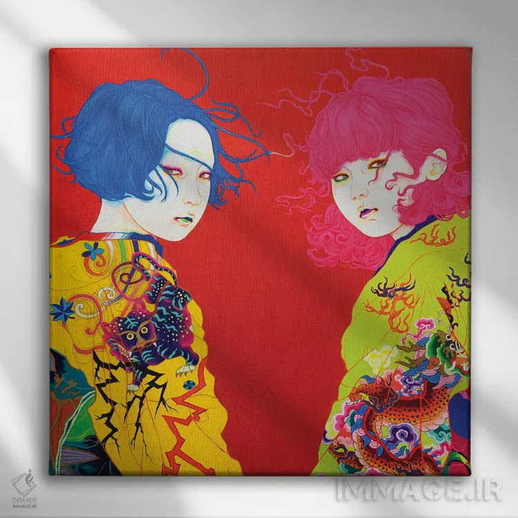 تابلو نگاه به گذشته اثر ایتو چیئکو - نمای روبهرو روی دیوار