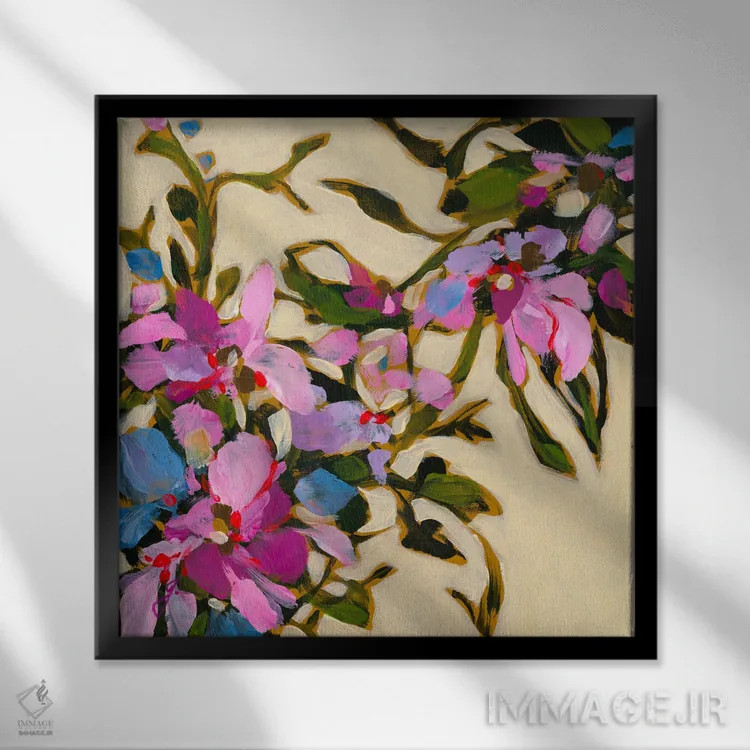 تابلو خیالبافی اثر ایزابل کراوزه - نمای قابدار مشکی