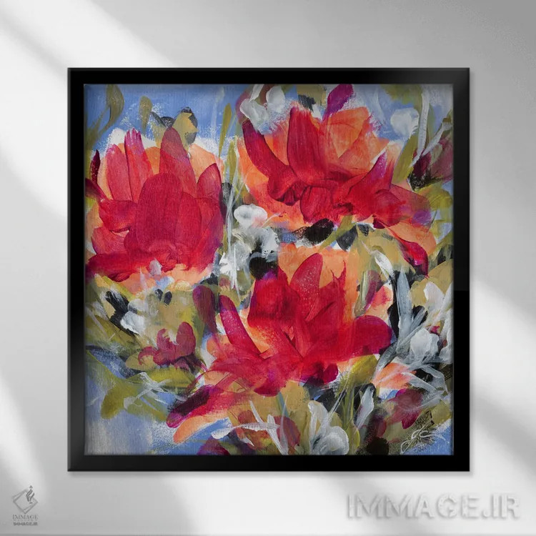 تابلو زندگی (به زبان فرانسوی) اثر ایزابل کراوزه - نمای قابدار مشکی