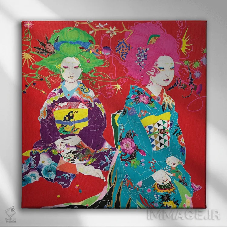 تابلو خار اثر ایتو چیئکو - نمای روبهرو روی دیوار