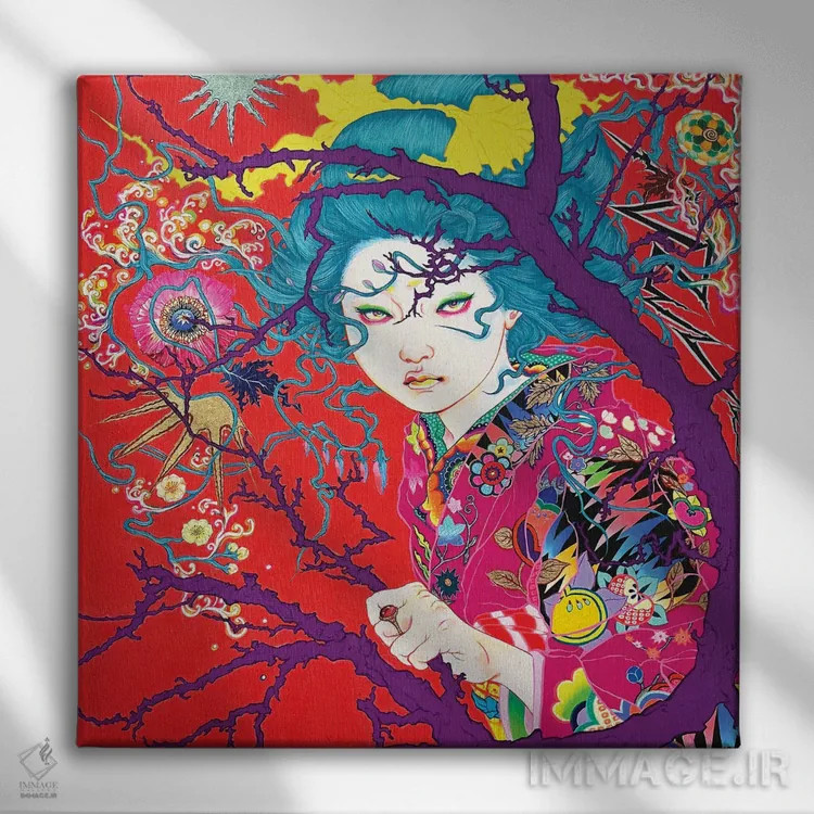 تابلو هیچوقت دربارهاش حرف نخواهم زد اثر ایتو چیئکو - نمای روبهرو روی دیوار