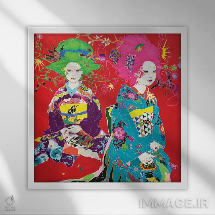 تابلو خار اثر ایتو چیئکو - نمای قابدار سفید