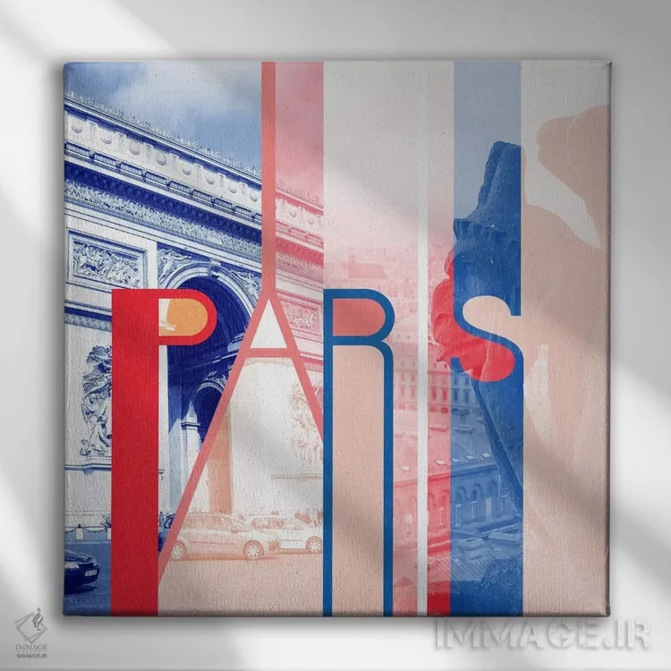 تابلو شهر پری هنر اثر فایو بای فایو کالکتیو - نمای روبهرو روی دیوار