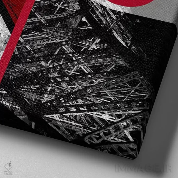 تابلو استان بزرگ یاماتو (ژاپن) اثر فایو بای فایو کالکتیو - نمای نزدیک بافت بوم