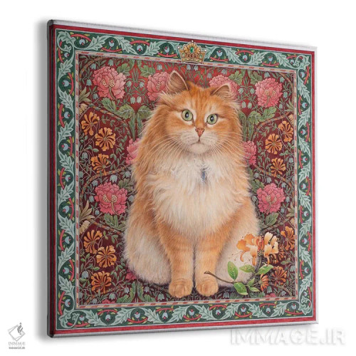 تابلو بلاسمایر شاهدخت روسی اثر آیوری کتس (برند هنری نقاشی گربه) - نمای پرسپکتیو محصول