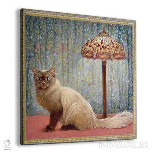 تابلو آلیس ادت اثر آیوری کتس (برند هنری نقاشی گربه) - نمای پرسپکتیو محصول