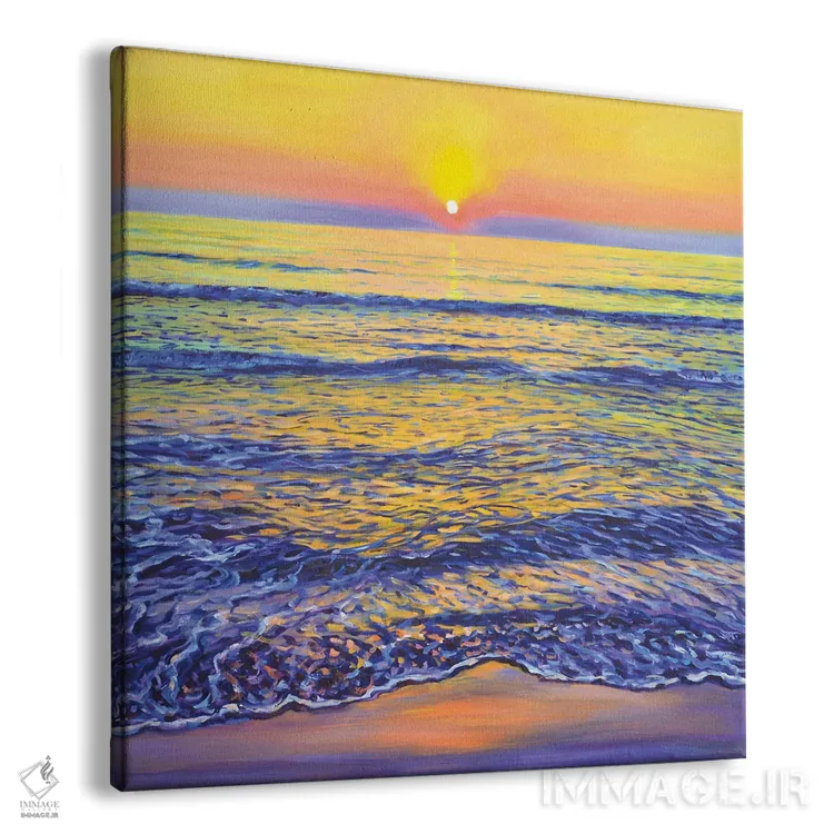 تابلو غروب اقیانوس اثر ایرینا کاستسووا - نمای پرسپکتیو محصول