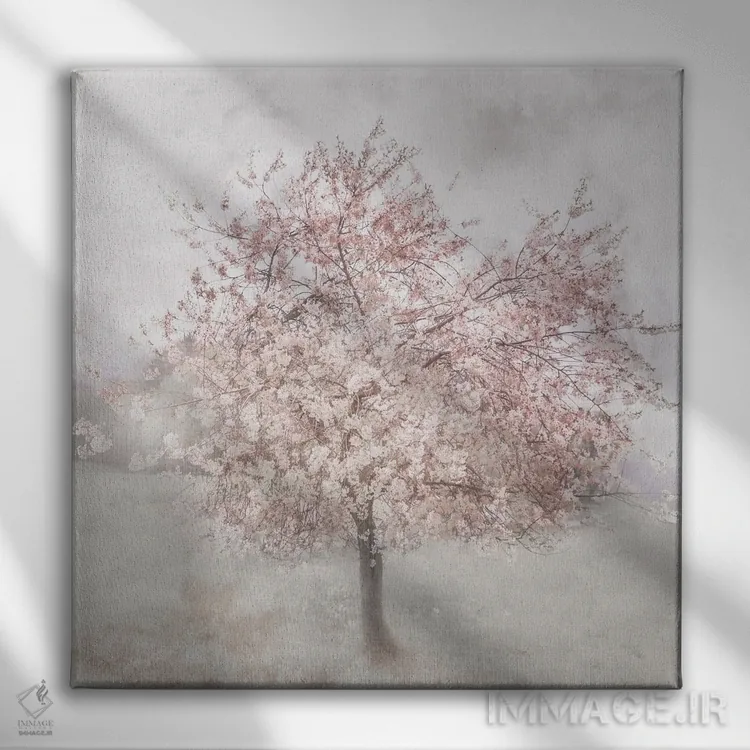 تابلو صورتیهای دلانگیز I اثر ایرنه وایس - نمای روبهرو روی دیوار