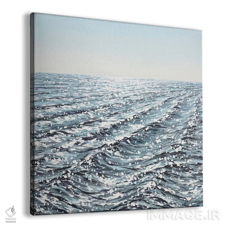 تابلو نقرهٔ اقیانوس III اثر ایرینا کاستسووا - نمای پرسپکتیو محصول