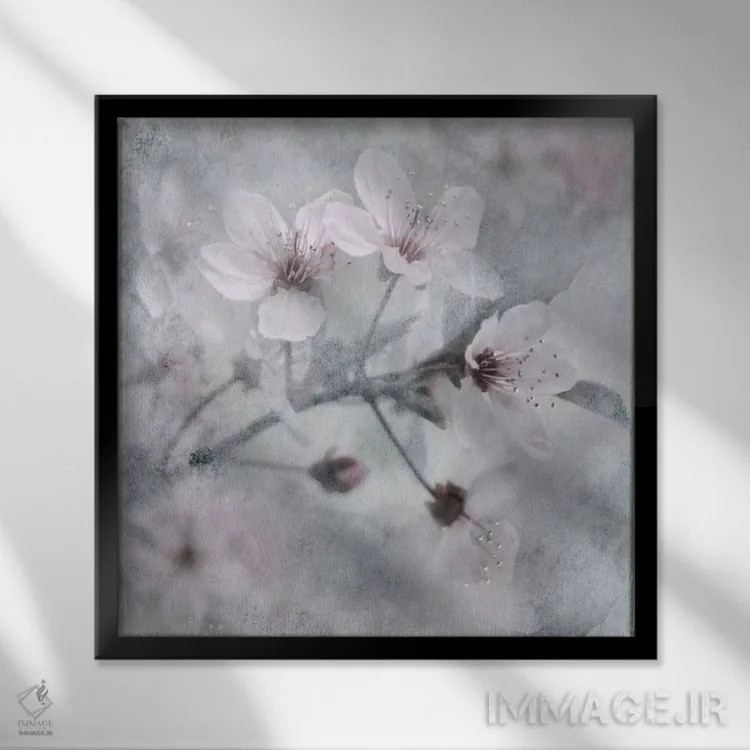 تابلو آواز بهار I اثر ایرنه وایس - نمای قابدار مشکی