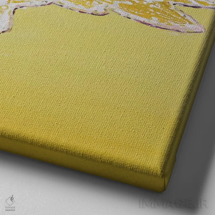 تابلو تابستان دریایی اثر ایرینا کاستسووا - نمای نزدیک بافت بوم