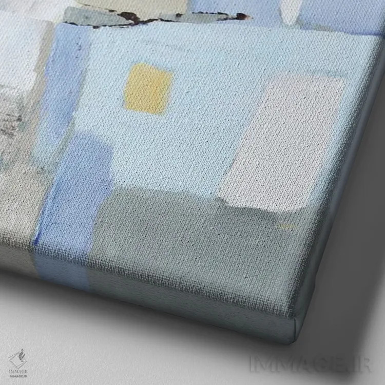 تابلو انتزاعی نیویورک اثر ایرینا کاستسووا - نمای نزدیک بافت بوم