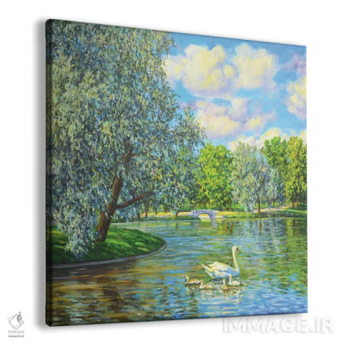 تابلو در پارک تابستانی اثر ایرینا کاستسووا - نمای پرسپکتیو محصول