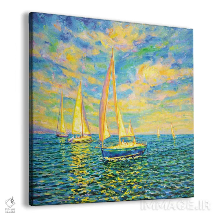 تابلو مسابقه قایقرانی ماه ژوئن اثر ایرینا کاستسووا - نمای پرسپکتیو محصول