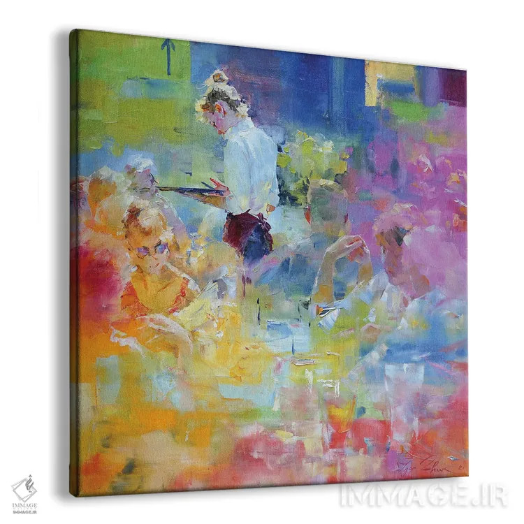 تابلو موزاییک کافه IV اثر ایگور ژوک - نمای پرسپکتیو محصول