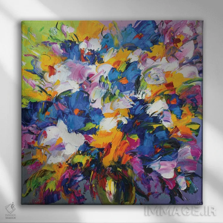 تابلو حالوهوای بهاری اثر ایرینا کاستسووا - نمای روبهرو روی دیوار