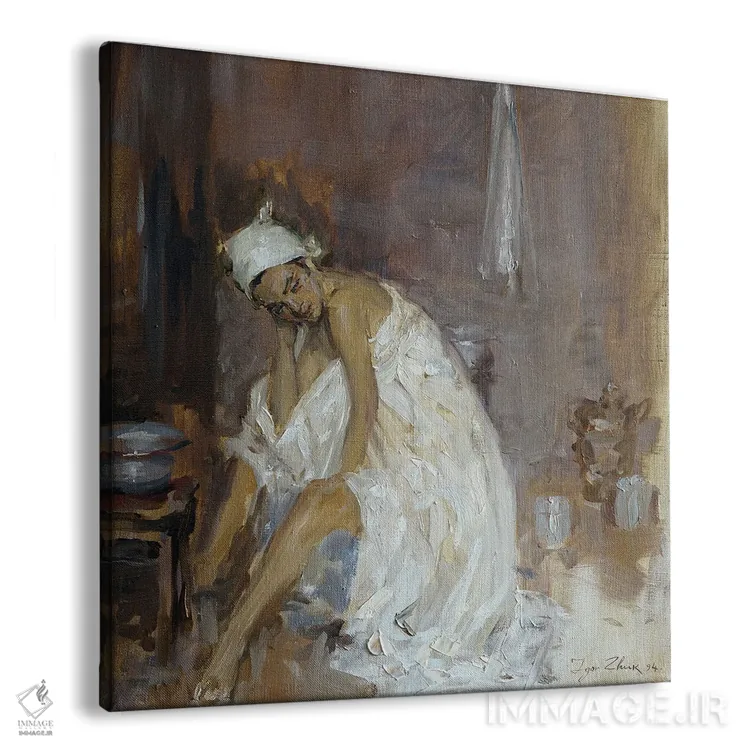 تابلو در حمام ۲ اثر ایگور ژوک - نمای پرسپکتیو محصول