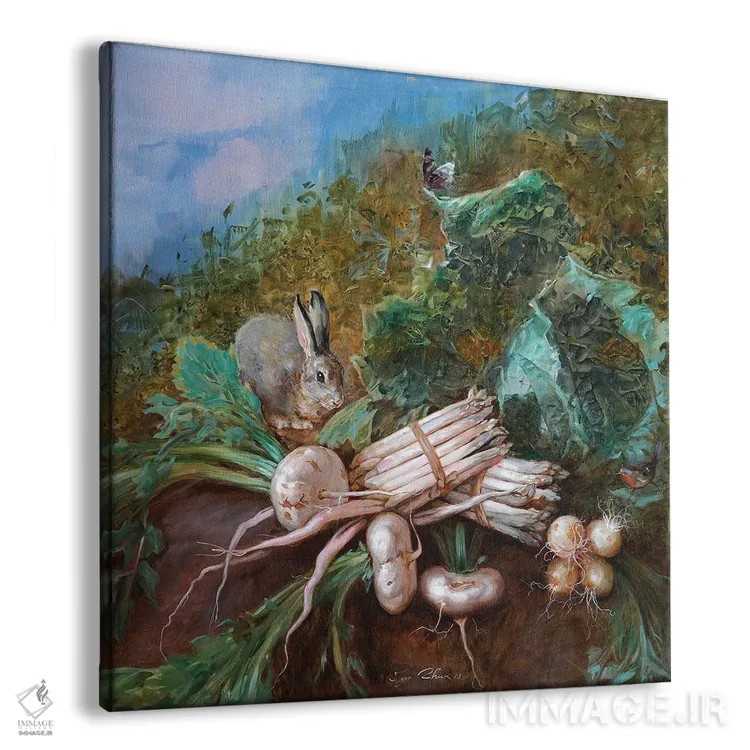 تابلو سال خرگوش اثر ایگور ژوک - نمای پرسپکتیو محصول