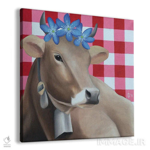 تابلو هپاتیکا (نوعی گل) اثر ایلدزه اوس - نمای پرسپکتیو محصول